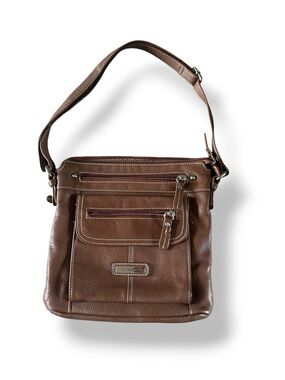 [Croft & Barrow] Leather Crossbody Bag